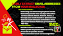 easily extract email addresses from your mailboxes