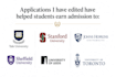 edit and proofread your personal statement, sop, or college application essay