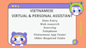 be a vietnamese virtual assistant