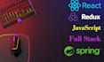develop with javascript, react js, frontend, web development