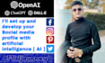 setup and develop your social media profile with artificial intelligence, ai