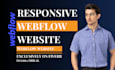 create responsive figma to webflow website design