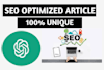 write SEO optimized legal article for your website or blog