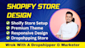 setup automated shopify store and dropshipping store