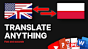 translate, proofread anything english to polish or polish to english