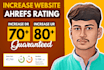 increase domain rating ahrefs dr increase dr 50 domain rating