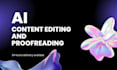 humanize ai content by proofreading and editing