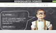build kindergarten website, school website with enrollment form