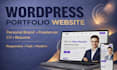 design wordpress portfolio website for personal brand