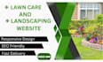 design seo friendly landscaping website, lawn care website