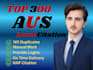 create 300 top australia local citations