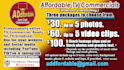 edit a low cost commercial starting at 29 dollars