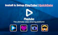 install play tube, quick date, deep sound, pixel photo website or android app