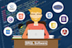 be your back end and  front end web developer using html css