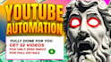 create manage youtube automation channel with faceless videos, shorts