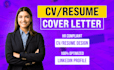 do ats resume writing, resume design, professional resume and cover letter fast