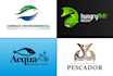 make awesome fishing logo design with free source file