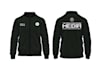 layout front and back polo shirt and bomber jacket  in adobe photoshop