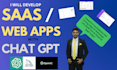 make ai saas and ai web apps using chat gpt and ai art