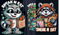 do sticker, cartoon, gaming ,twitch logo design