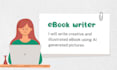 write attractive and creative ebook using ai illustrations