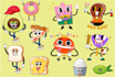 make vector doodle art illustration, doodle pattern, doodle sticker, nft design