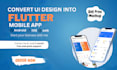 design your flutter app ui for android IOS and web