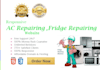 ac and fridge repairing website development