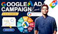 setup and manage your google ads PPC campaigns