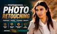 professionally retouch portrait, model and beauty photos