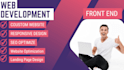 be your front end developer HTML CSS javascript expert