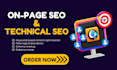 do onpage SEO and technical optimization of wordpress website