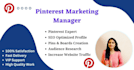 manage pinterest account with SEO optimized pins and boards