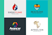 do custom logo design unique modern brand identity affordable and professional