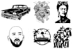 create silhouettes, stencils for laser cutting and engraving