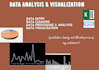 do data entry,cleaning,analysis,visualization and interpretation