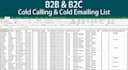 build a targeted b2b cold calling list and cold emailing list