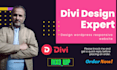 design wordpress responsive website with divi builder