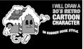 draw you an image in 30s cartoon vintage rubber hose style