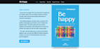 design ebook landing page, author website, publisher website