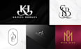 do minimalist luxury monogram logo design