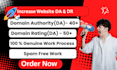 increase moz da and increase ahrefs DR