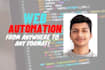 do web automation, scraping using python selenium