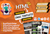 design responsive mailchimp html email template web and email newsletter
