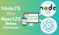 be javascript developer with node js and react