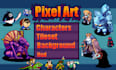 create a pixel art character