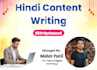 write high quality hindi content for your blog website and hindi content writer