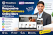 create a responsive woocommerce online store on wordpress