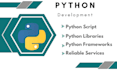 do python programming projects, write python script code