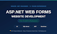 develop aspnet webforms website from scratch